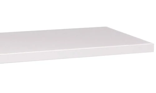Bútorlap polc, 4 oldalon 2mm-es ABS élzárással, FEHÉR, 1000 mm hosszúságú, több méretben
