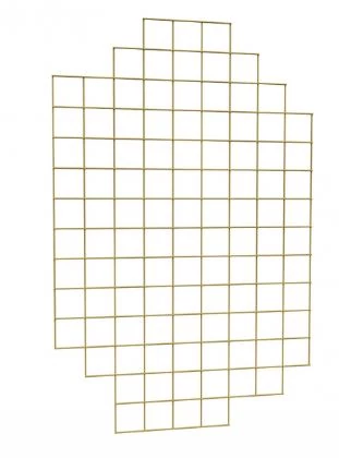 Fali rács, betonvas design,1400 x 900 mm méret