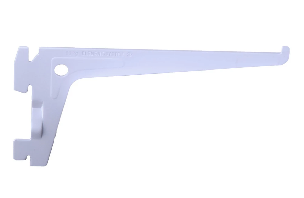 Metall egysoros konzol, 15-40 cm, FEHÉR