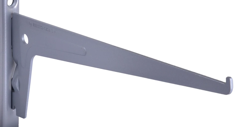Metall egysoros konzol 25 cm, EZÜST