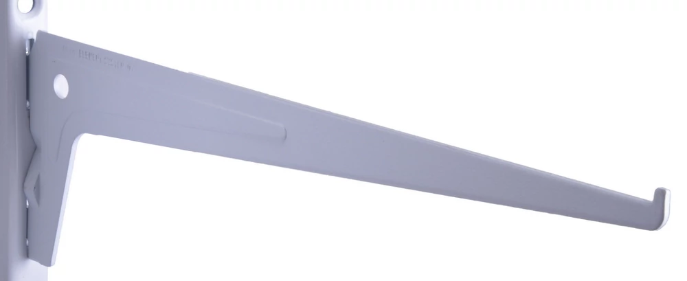 Metall egysoros konzol 30 cm, FEHÉR