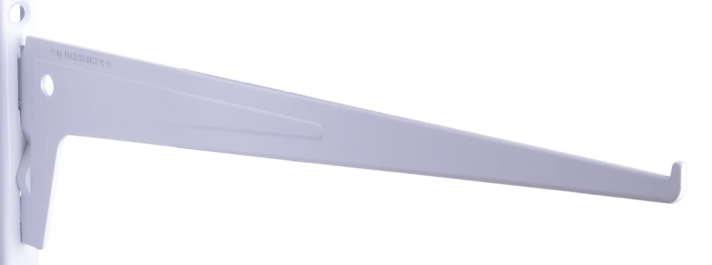 Metall egysoros konzol 35 cm, FEHÉR
