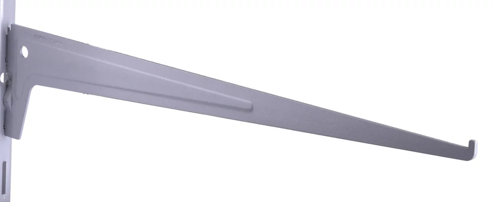 Metall egysoros konzol 40 cm, EZÜST
