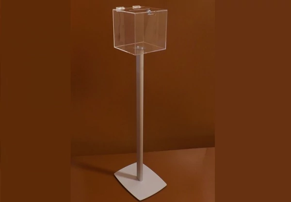 Adománygyüjtő doboz állványos 300x300x300mm