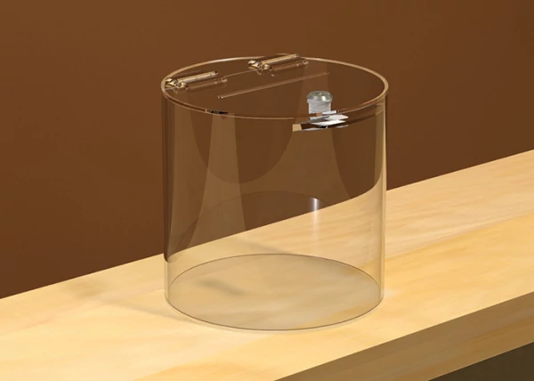 Adománygyüjtő doboz henger 200x200mm