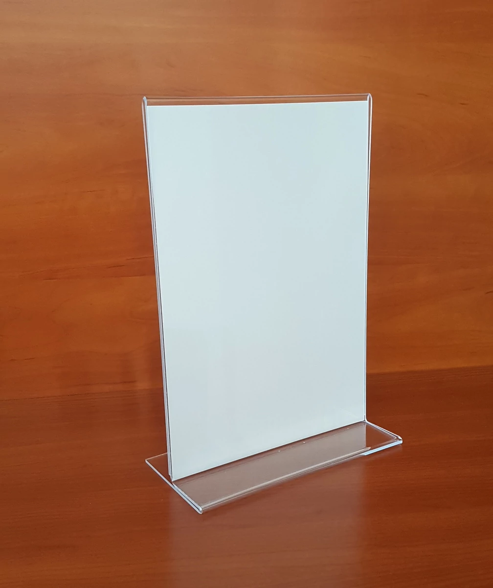 A4 LAPTOK, plexi, kétoldalas, álló