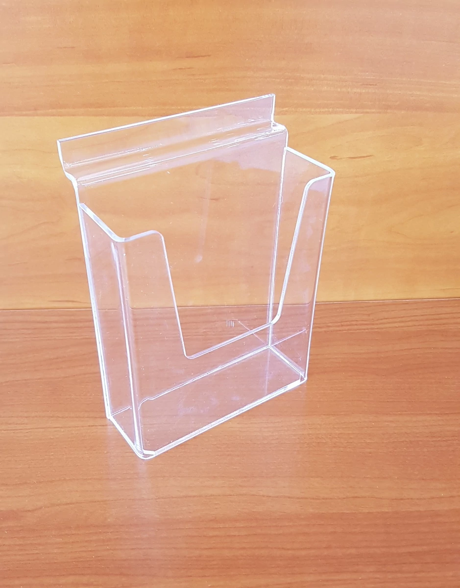 A5 méretű szórólaptartó, alusínes panelba