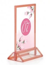 A5 méretű talpas laptok tartó, álló ROSE GOLD színben, 12 db / csomag