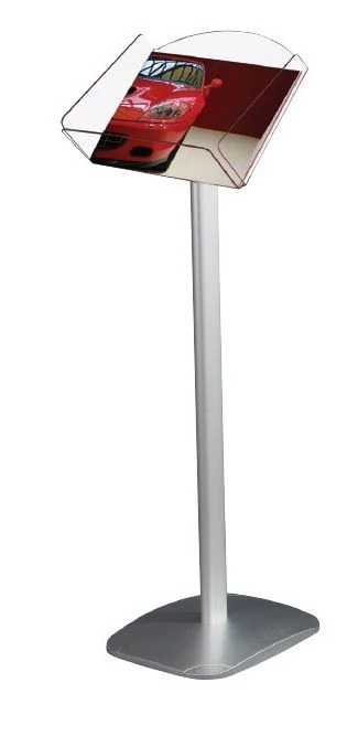 Szórólaptartó állvány, A4 fekvő, 970 mm