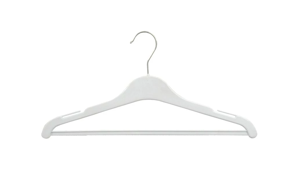 Henrik vállfa FEHÉR (41 cm), egységcsomagban