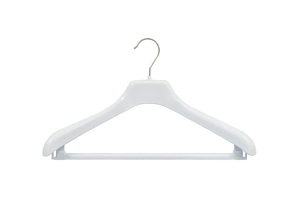 Kosztüm vállfa egységcsomagban (42 cm) FEHÉR