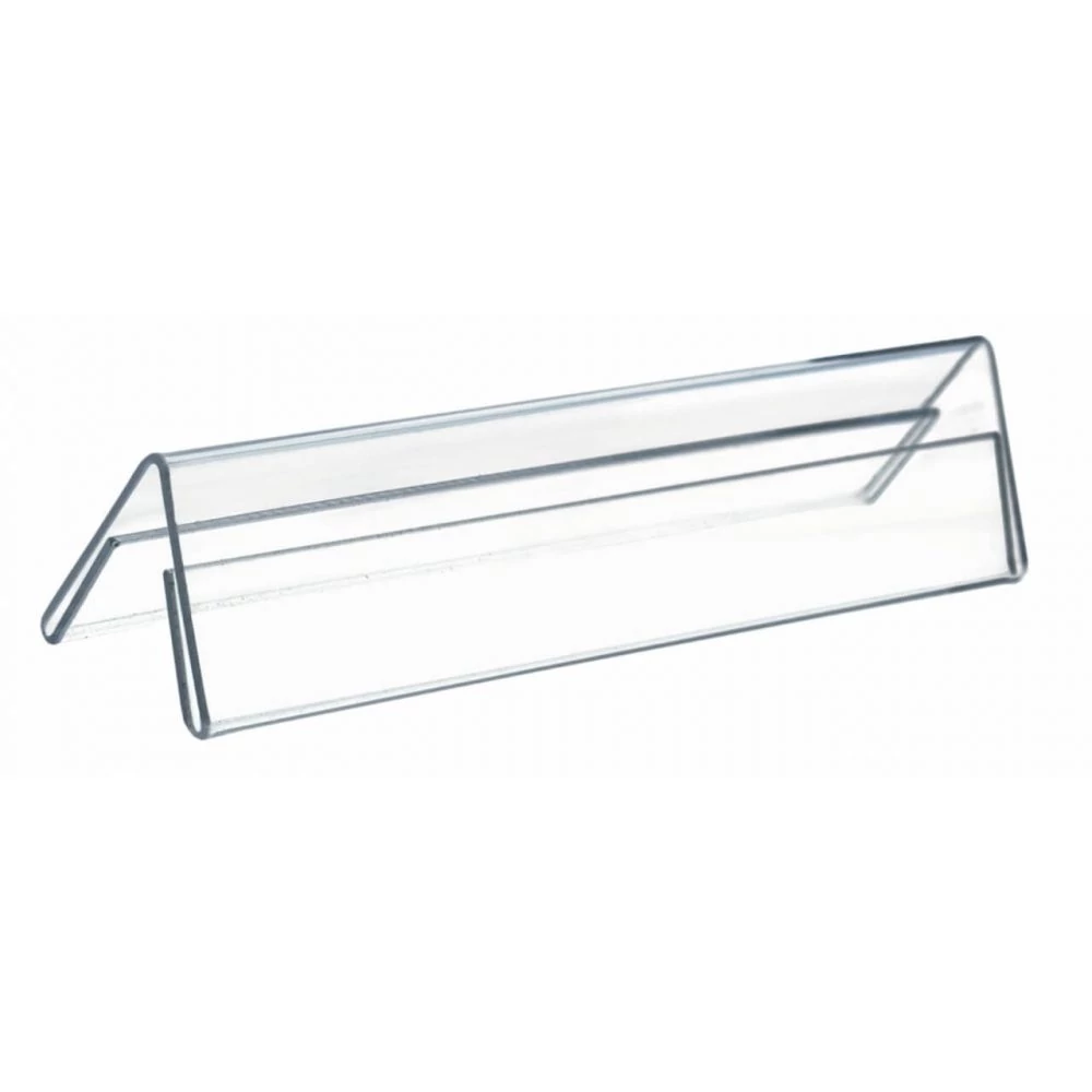 4537-Konferencia névjelző, kétoldalas, plexi,oldalanként: 211 x 45  mm, CSAK RENDELÉSRE, beszerzési idő: 1-2 hét