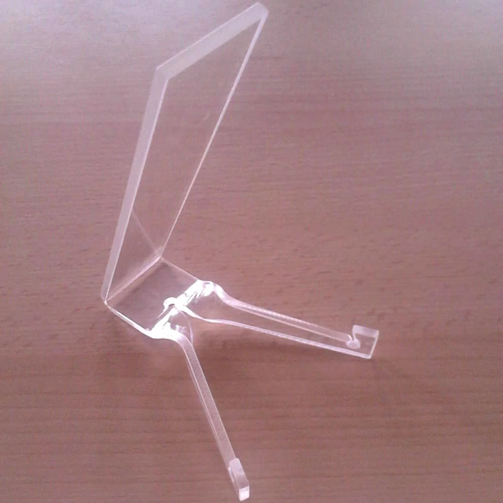 Tányértartó, csavart, plexi, midi,25 cm  Ojű tányérhoz, CSAK RENDELÉSRE, beszerzési idő: 1-2 hét
