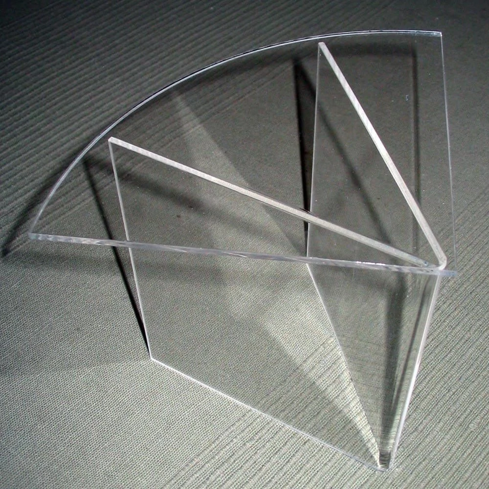 Termékállvány, áruemelő, L, negyedköríves, sugár: 150 mm, H: 150 mm, CSAK RENDELÉSRE, beszerzési idő: 1-2 hét